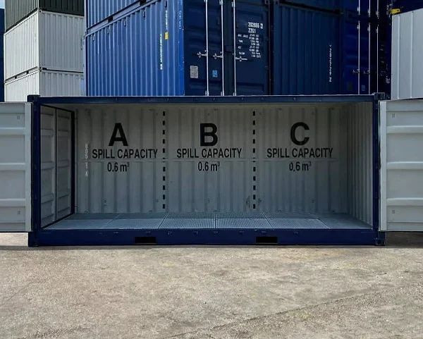 Conteneur maritime - 3 compartiments – 33 m³ – stockage